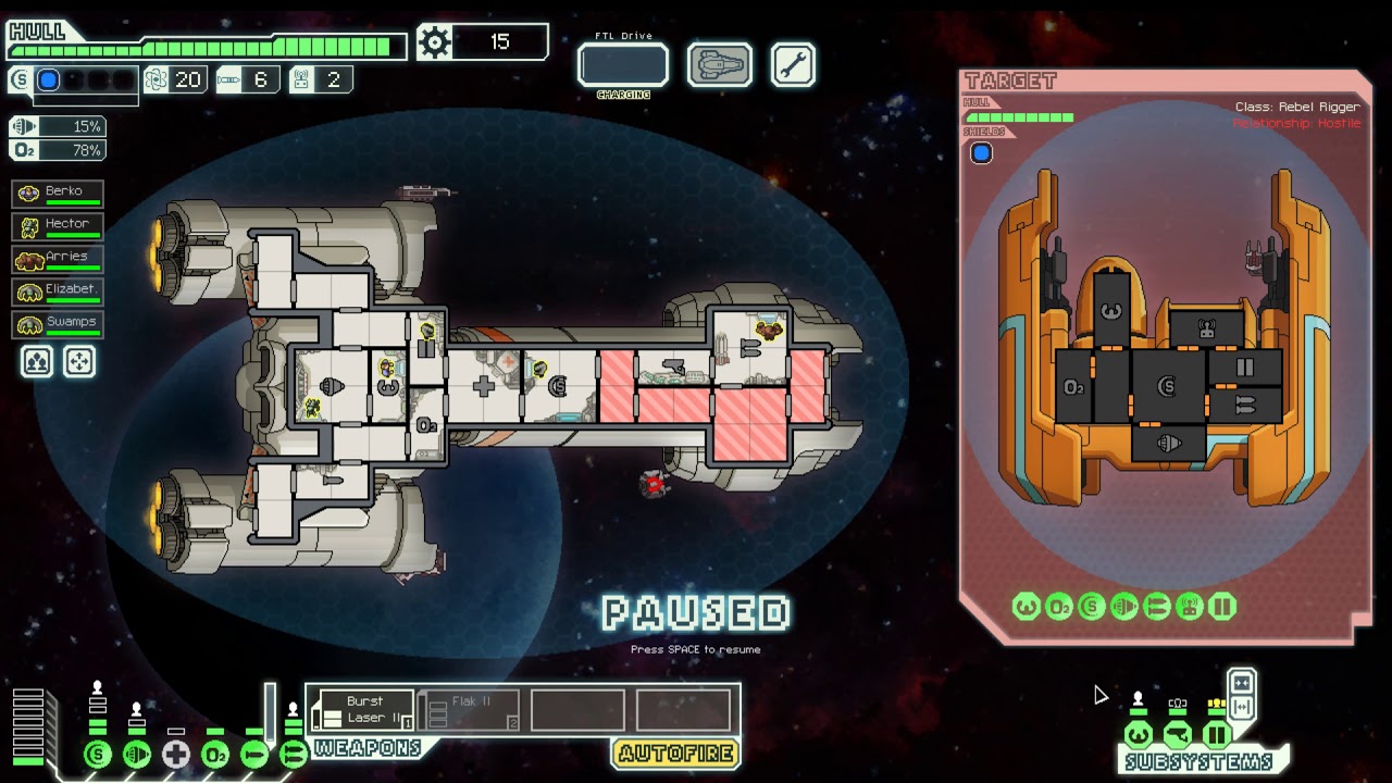 FTL: Faster Than Light - Hard Walkthrough: The Osprey - No commentary
