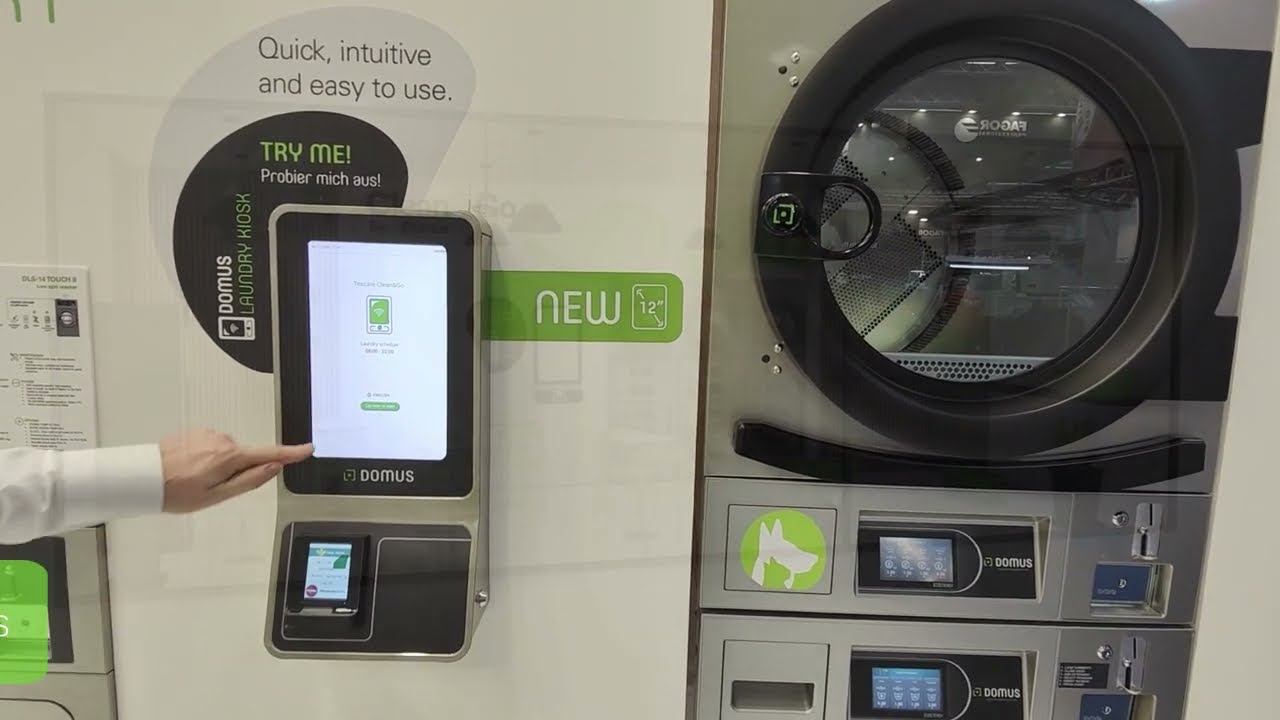 Revolutionise Your Self-Service Laundry with DOMUS LAUNDRY KIOSK