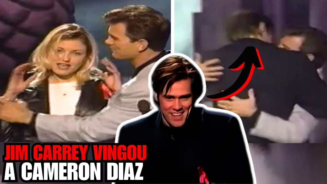 Jim Carrey DEFENDE Cameron Diaz ap&oacute;s tentarem BEIJA-LA a F0R&Ccedil;A