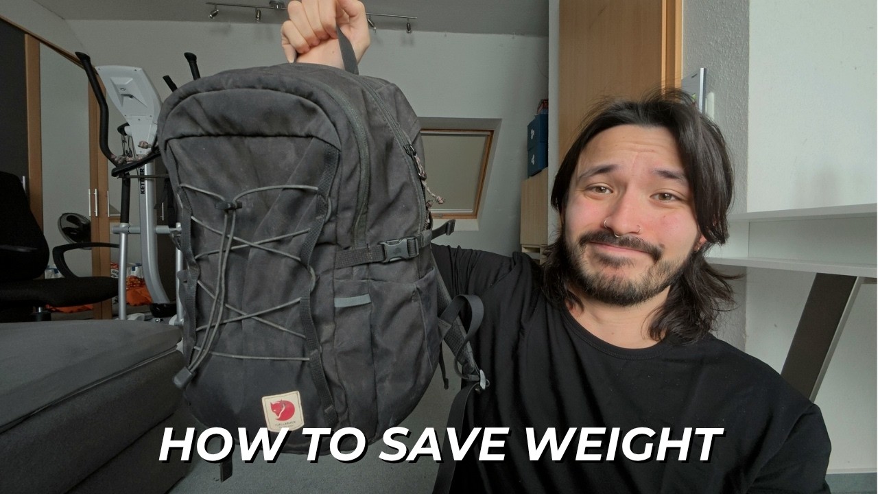The easiest ways to save weight in your bag or suitcase