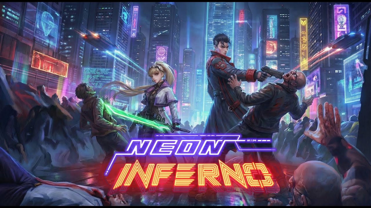 Neon Inferno Gameplay indie Retroware it has that same high-octane, retro-arcade energy.