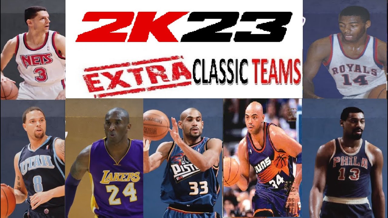 NBA 2K23: EXTRA Classic Teams Roster - 30 NEW classic teams (PS5)