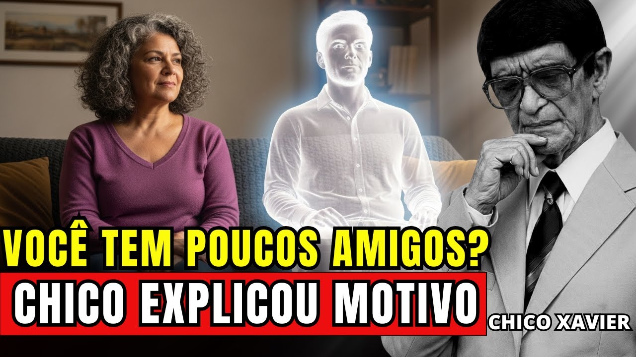 SE VOCÊ TEM POUCOS AMIGOS, PRECISA ASSISTIR ESSE VÍDEO DE CHICO XAVIER