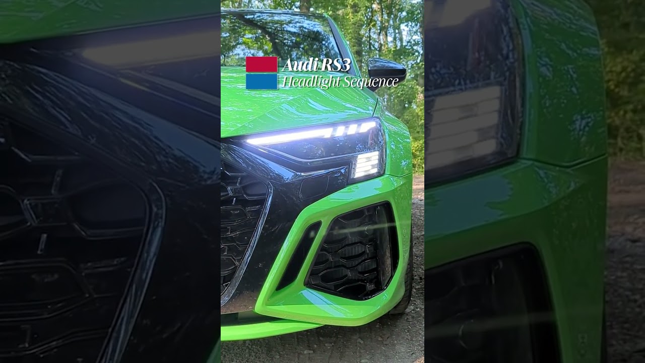 Audi RS3 Headlight Sequence