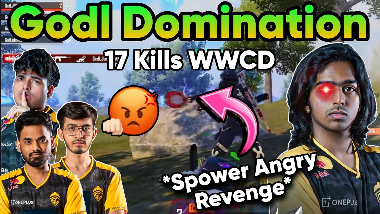 🇮🇳Godl Aggressive🥵 Spower Angry Revenge😡 17 Kills WWCD🍗 Godl Domination💛