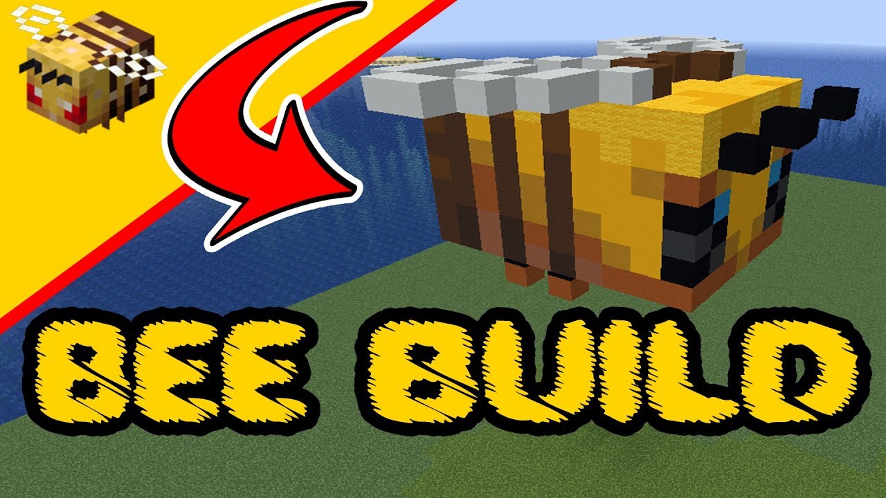 Minecraft Bee - Bee Statue Build - Minecraft Bee Statue Build PS4, XBox, PC, Pocket Edition, Switch