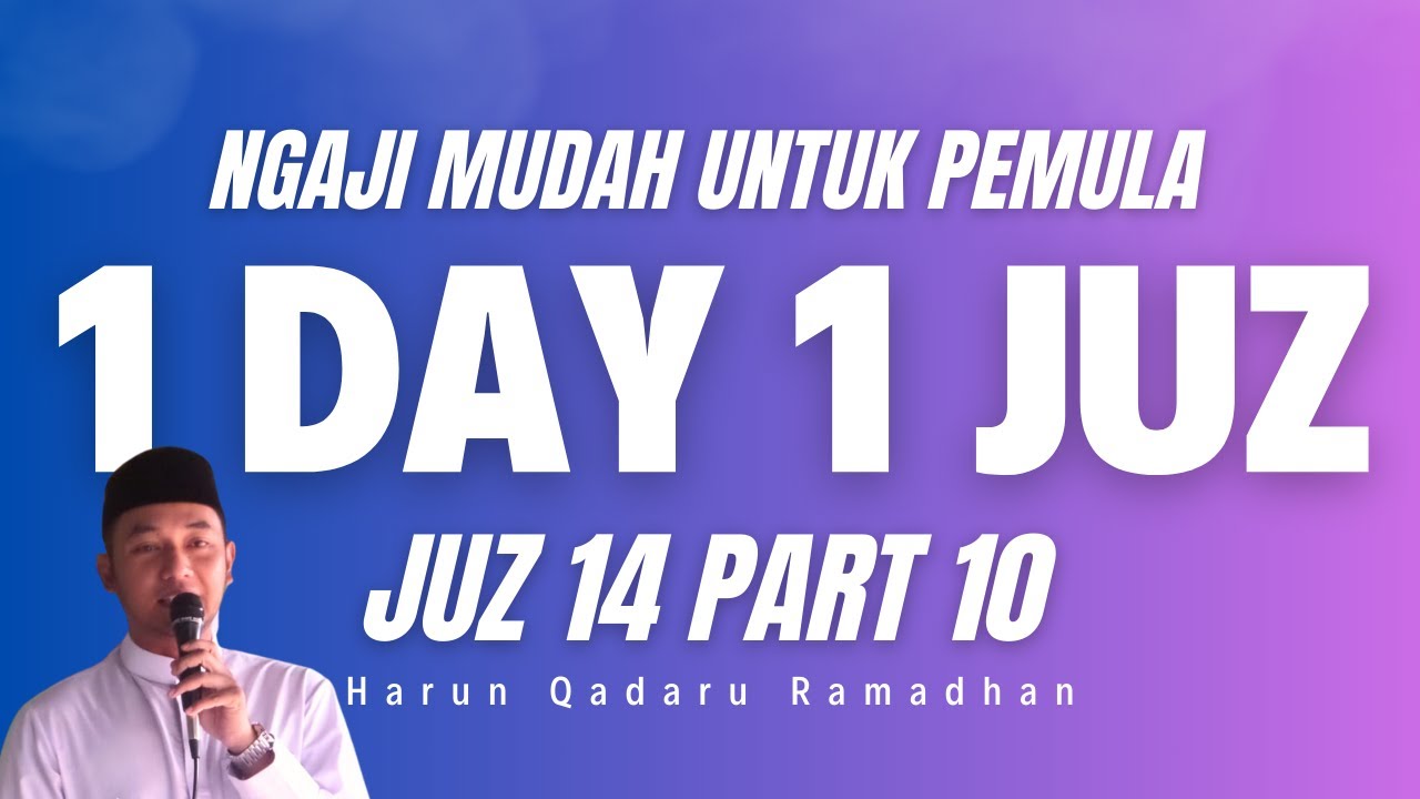 🔴 AYO NGAJI SEKARANG❗ BELAJAR CEPAT BACA AL-QUR'AN DENGAN MUDAH DAN PELAN❗