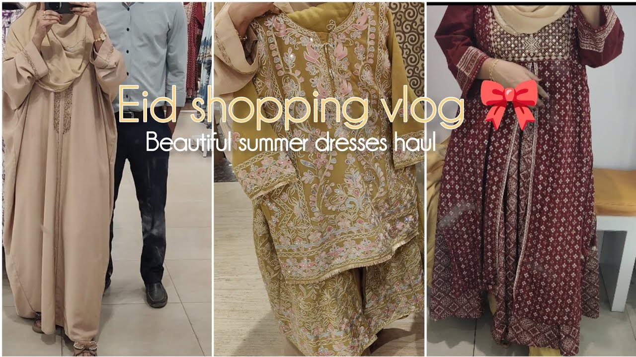 Ramadan Vlog | Eid & Summer Dress Shopping With My Baby 🛍️✨