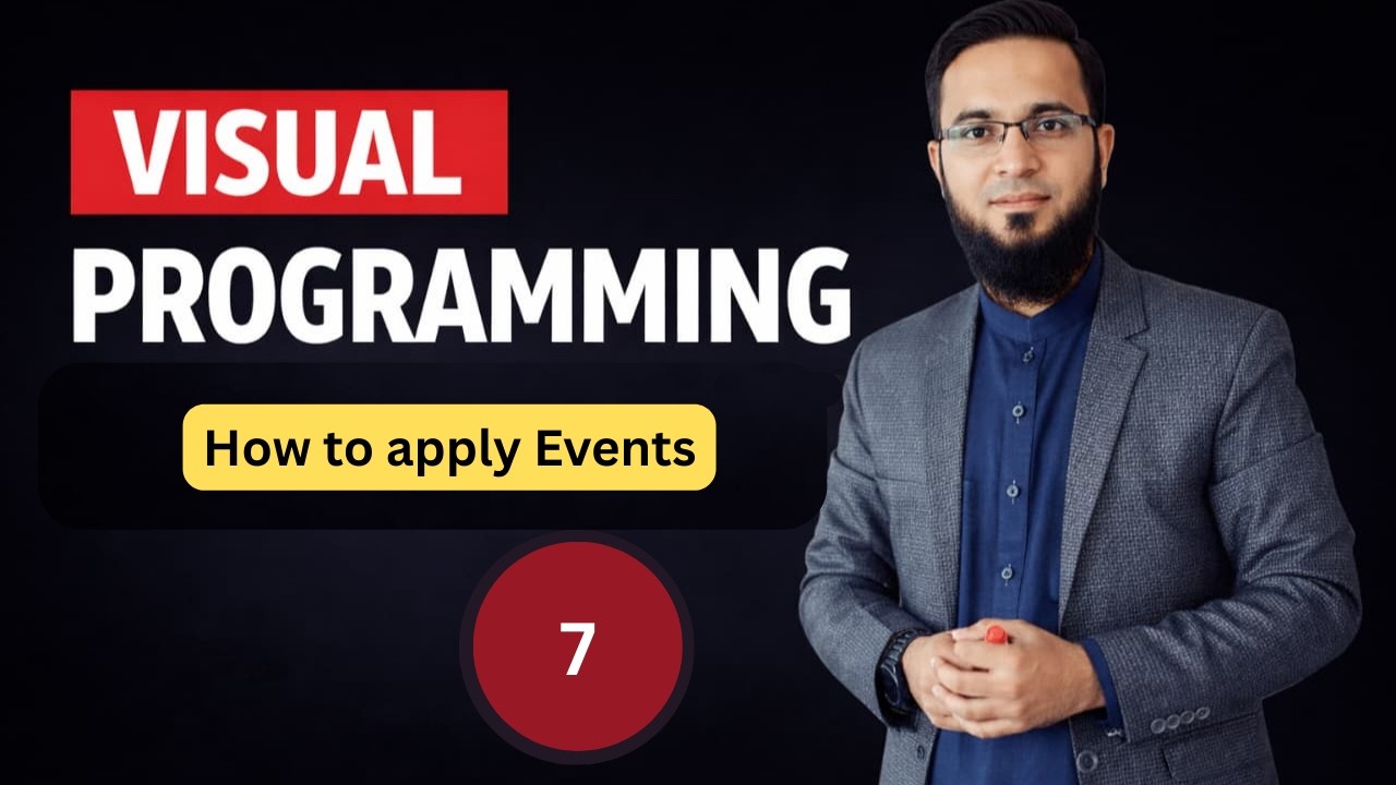 How to apply Events in Visual studio | c#.net