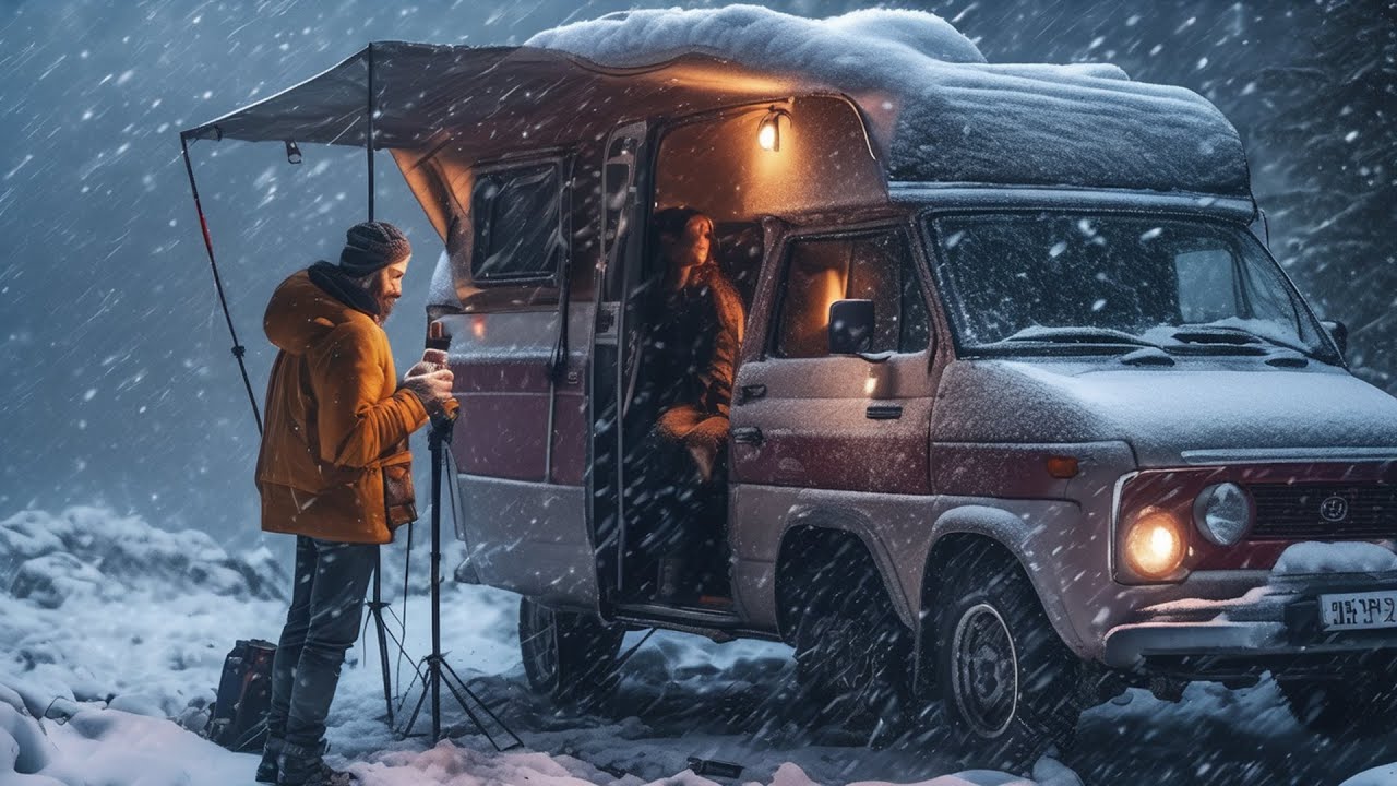 ❄️ Winter Bushcraft  Van Camping – Cinematic - Ten Bushcraft