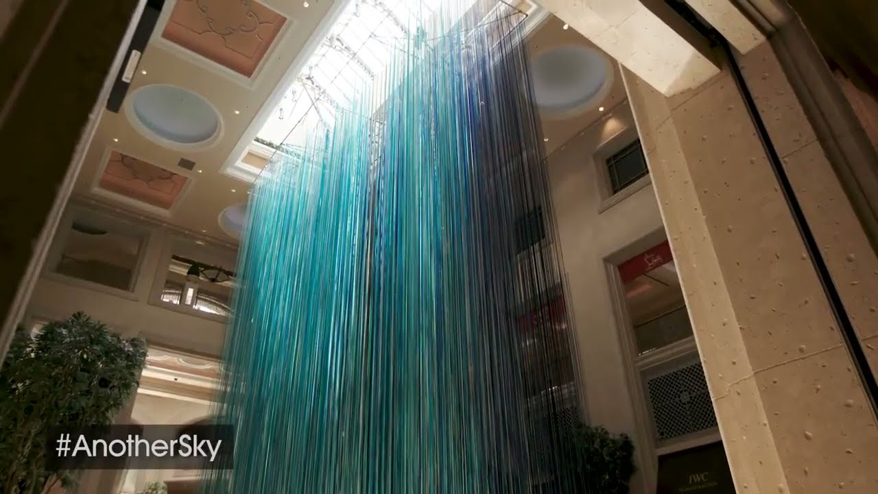 32 miles of cascading ribbon is Anne Patterson's Another Sky