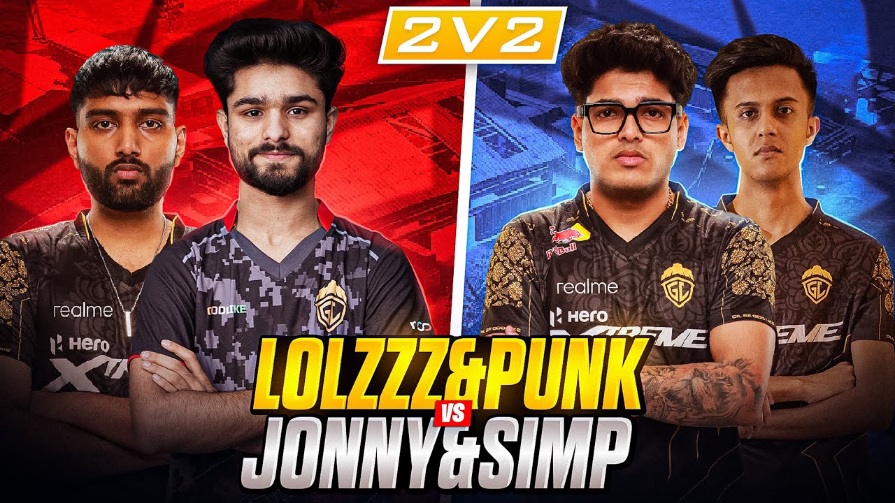 @LoLzZzGaming & @Punkk VS @JONATHANGAMINGYT & @simppgamingg 2v2 TDM BATTLE
