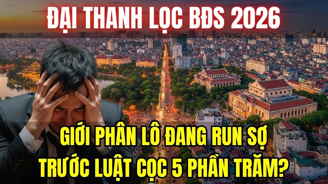 Đại Thanh Trừng Bất Động Sản 2026: Đòn Kẹp Cổ 5% - Hàng Loạt Chủ Đầu Tư Sẽ Phá Sản Trong Năm 2026!