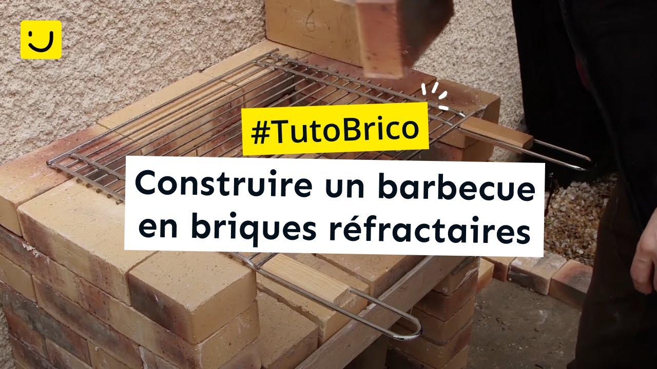 Construire un barbecue en briques r&eacute;fractaires