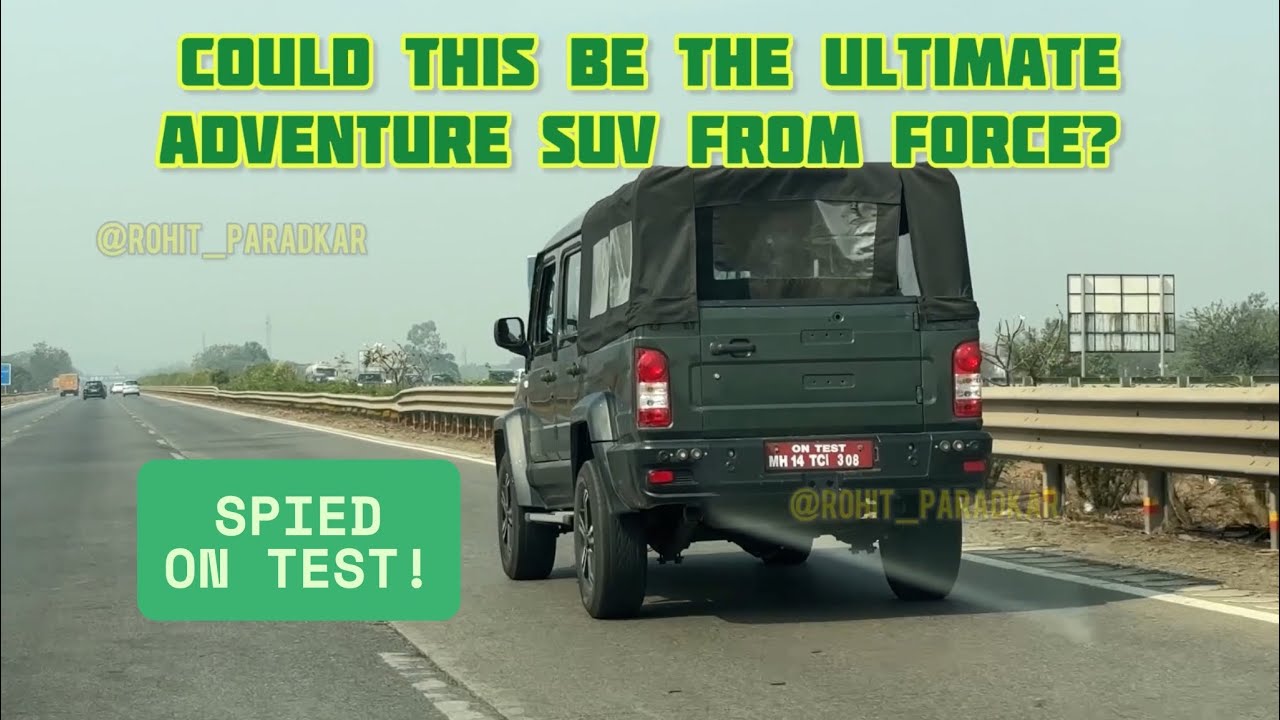 Force Gurkha 4x4 Pickup Spied! India’s Toughest Pickup Truck in the Making?