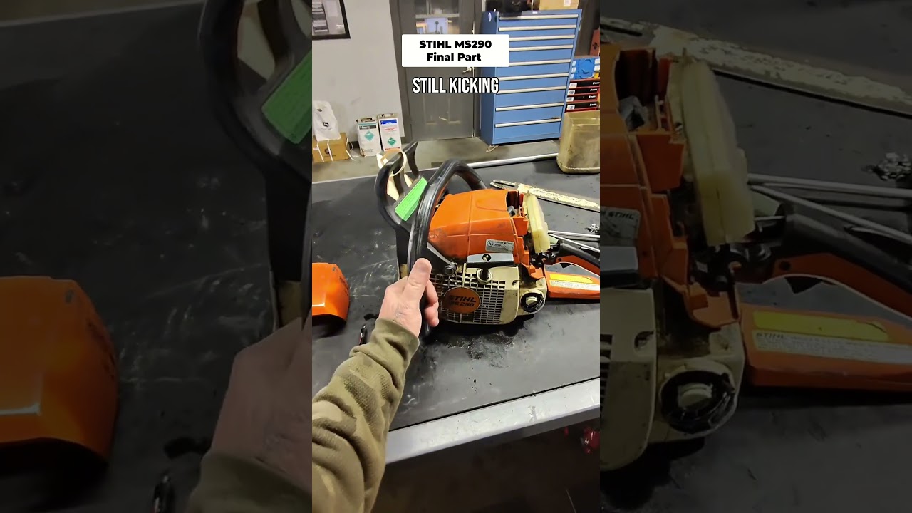 Общая проверка бензопилы STIHL MS290 | Полная диагностика и ремонт. Заключительный этап ремонта.