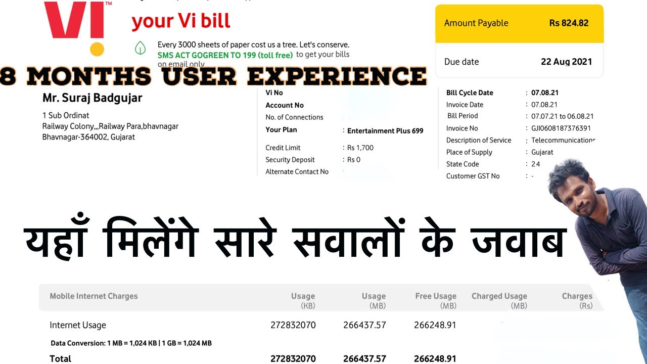 Vi postpaid 699 unlimited data plan all questions answered after 9 month of usage