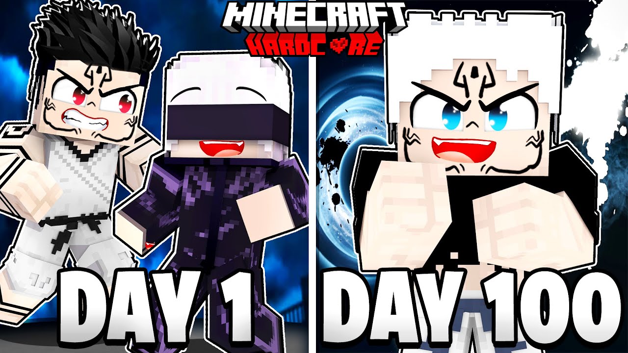 I Played Minecraft Jujutsu Kaisen As Sukuna In Gojo's Body For 100 DAYS… This Is What Happened