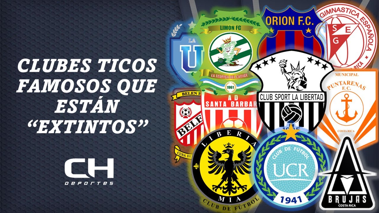 TOP 10: EQUIPOS DESAPARECIDOS EN EL FÚTBOL DE COSTA RICA🚫🇨🇷