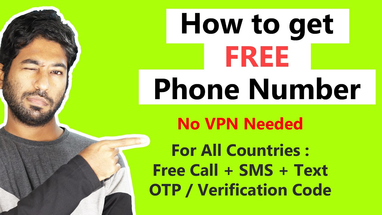 How to get a FREE Phone Number without VPN - Free Virtual Phone Number for Verification