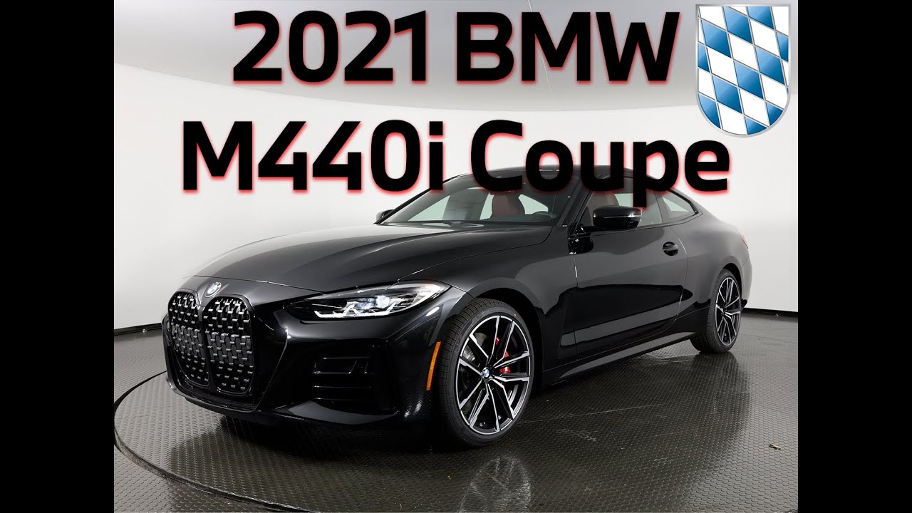 2021 BMW M440i Coupe Black Sapphire / Walk Around / Engine and Exhaust Notes / 4K