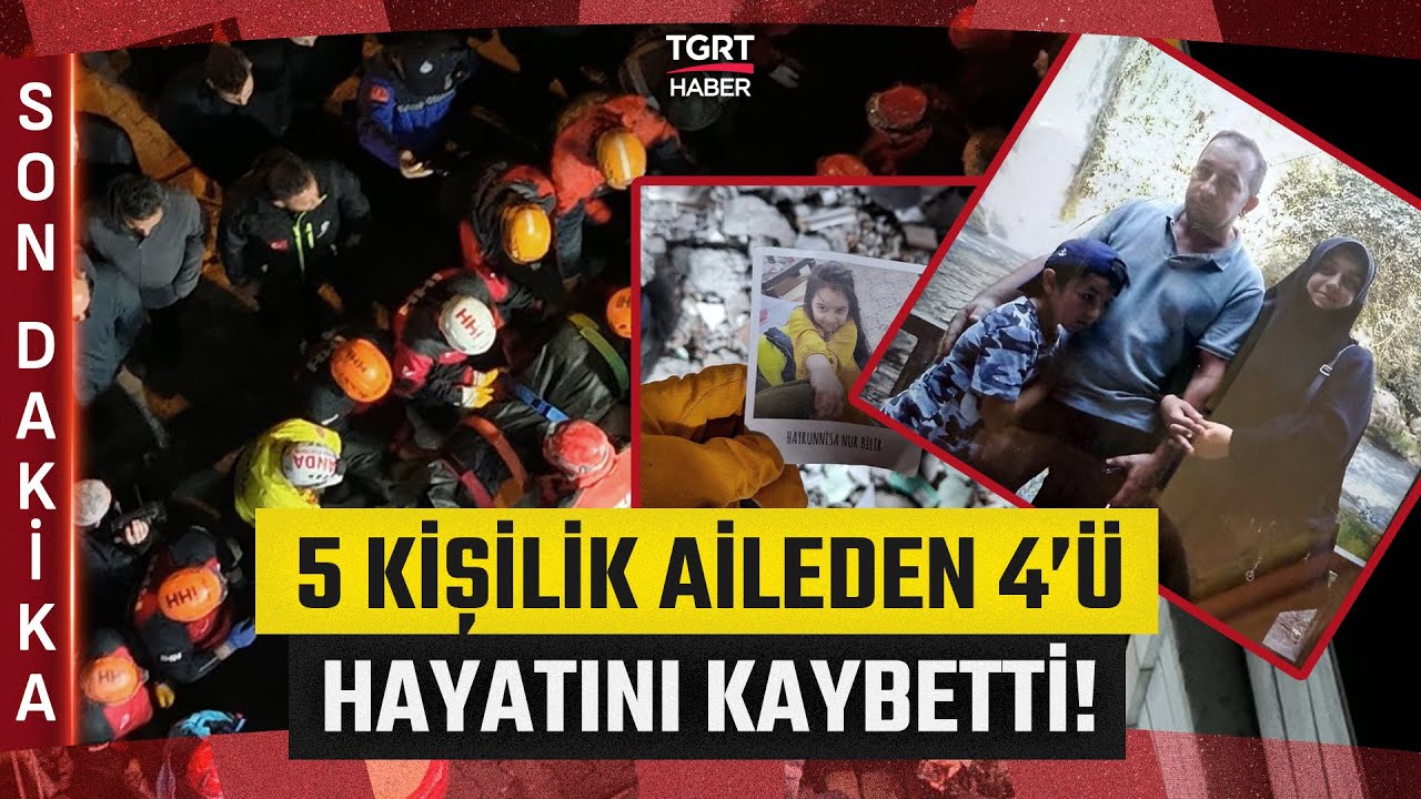 #SONDAKİKA | Gebze'de Arama Kurtarma &Ccedil;alışmaları Tamamlandı: 4 Kişi Hayatını Kaybetti - TGRT Haber