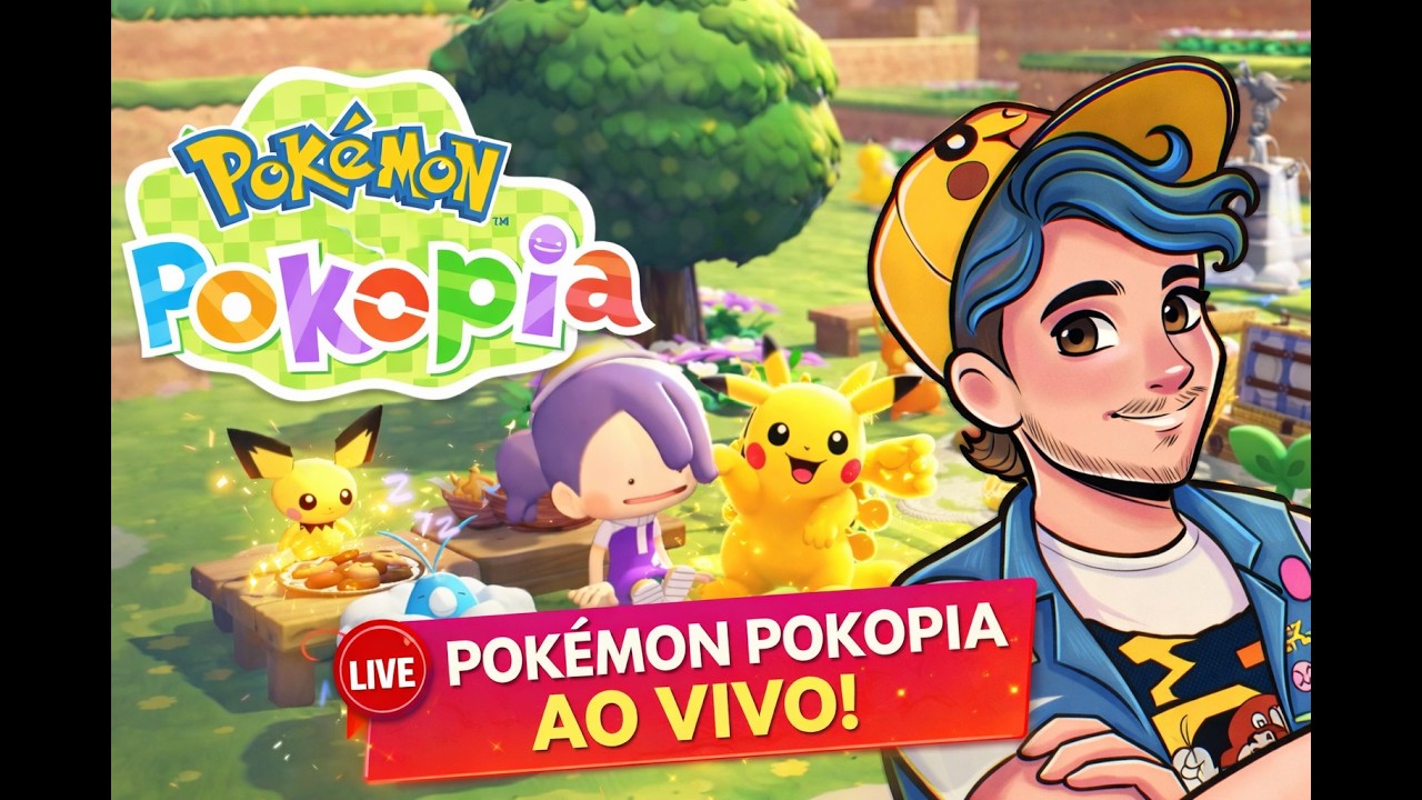 🔴 POKÉMON POKOPIA AO VIVO no Nintendo Switch 2! O NOVO Pokémon estilo Animal Crossing!