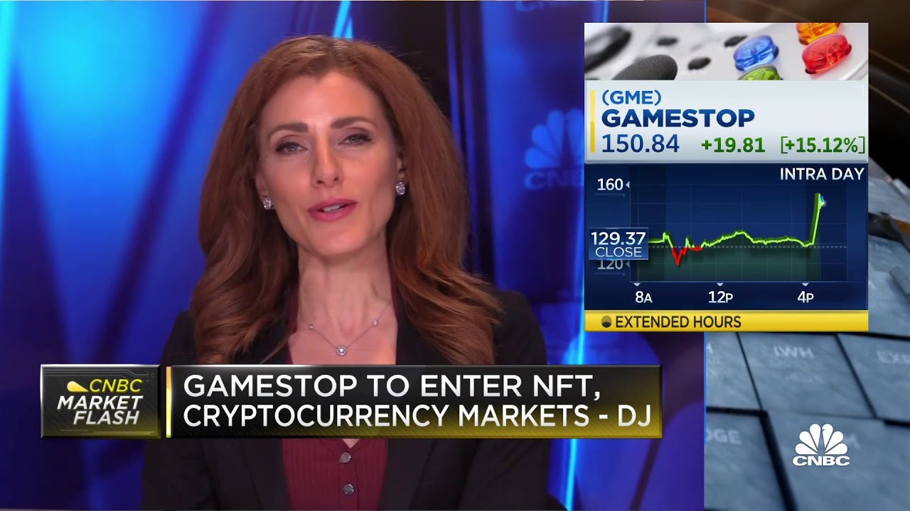 GameStop shares soar after reports it will enter NFT, crypto markets