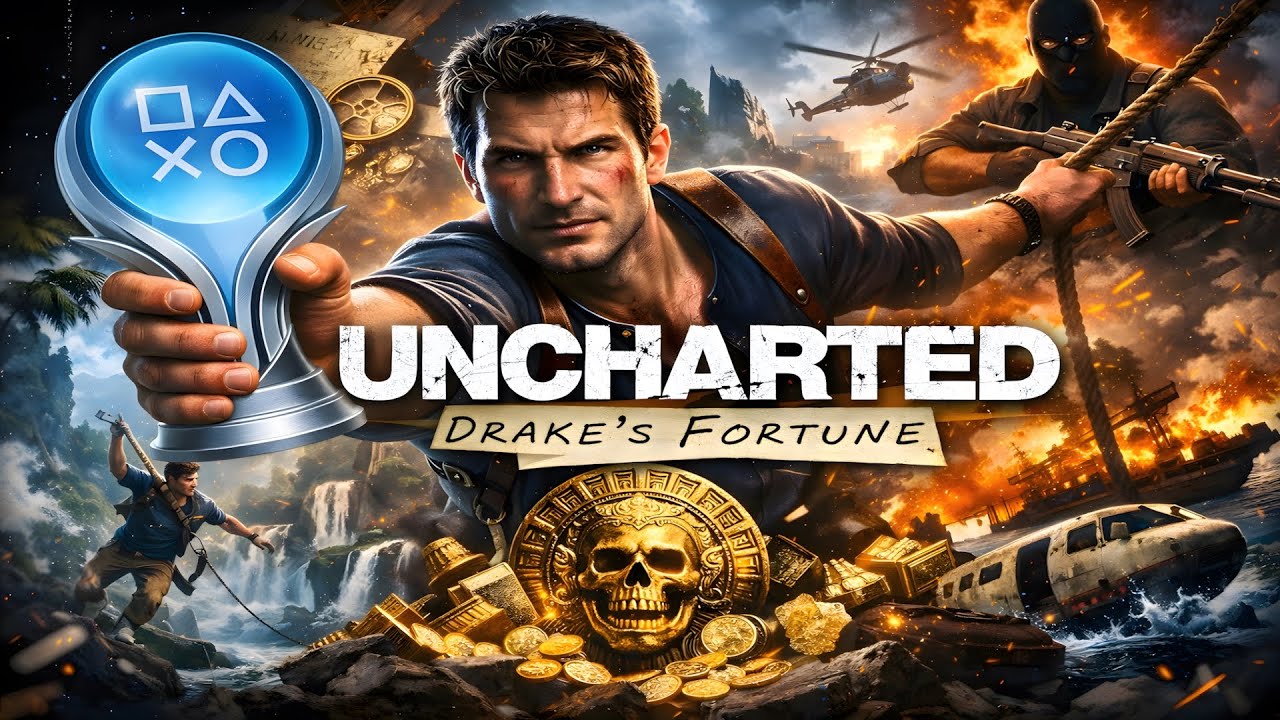 🔴 LIVE 451 🏆 Platina - 100% dos Troféus 🏆 UNCHARTED: DRAKE'S FORTUNE - PARTE 4