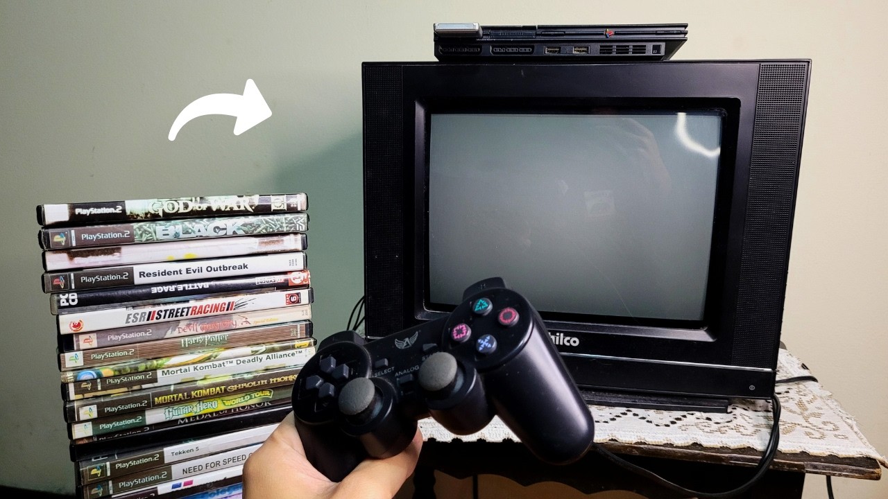 Assim é a sensação de jogar no PS2 em uma TV TUBO em 2025!
