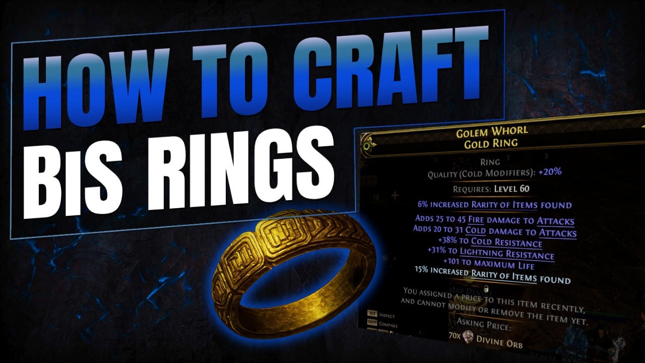 How To Craft INSANE End Game Rings For CHEAP!