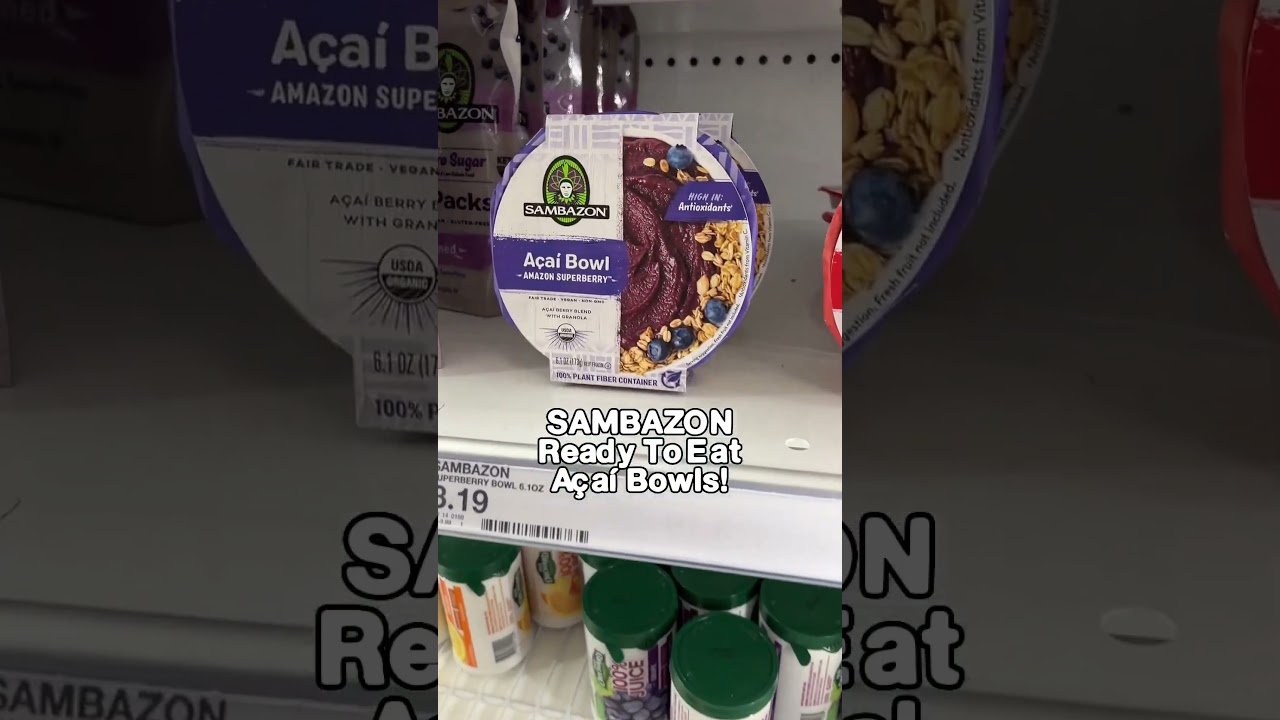 SAMBAZON A&ccedil;a&iacute; | Find us at Target | Ready To Eat A&ccedil;a&iacute; Bowls