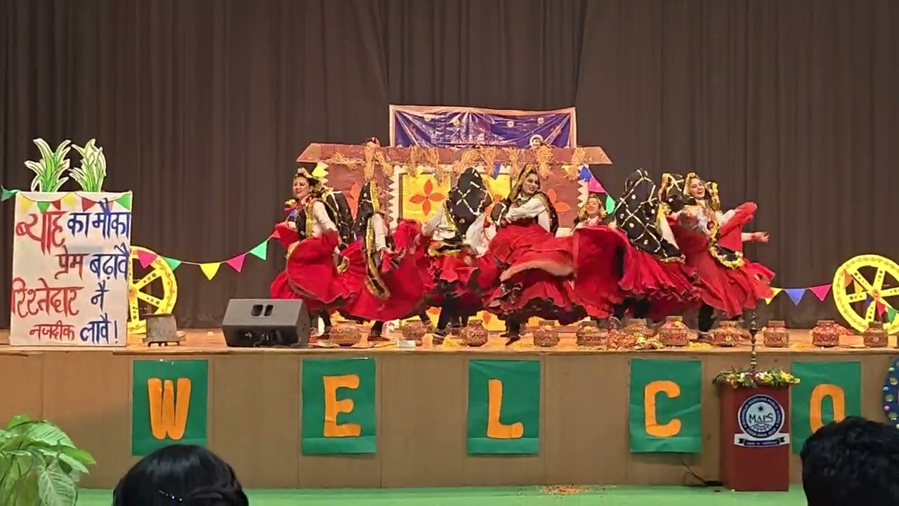 Folk Dance Haryana...,.,. State level presentation by GGSSS PKT 5-6 NARELA DELHI....... choreo by me