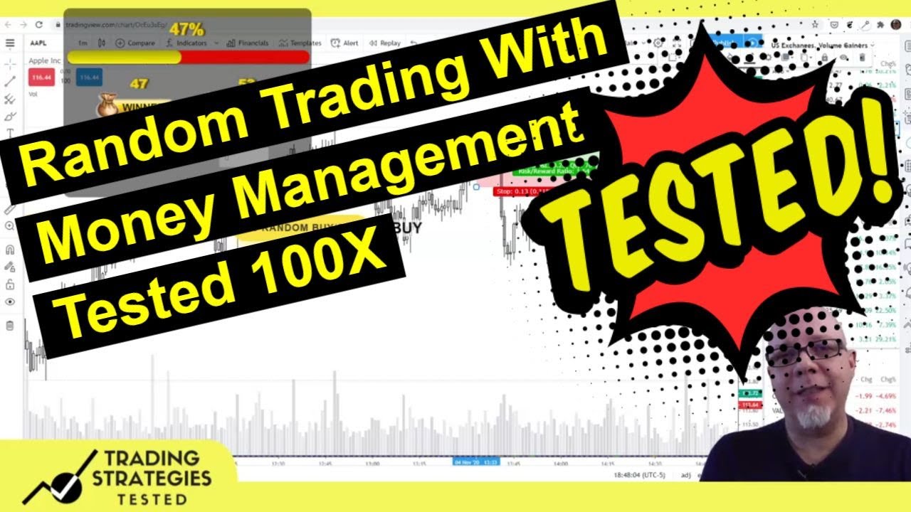 Random Trading With Money Management Tested 100X
