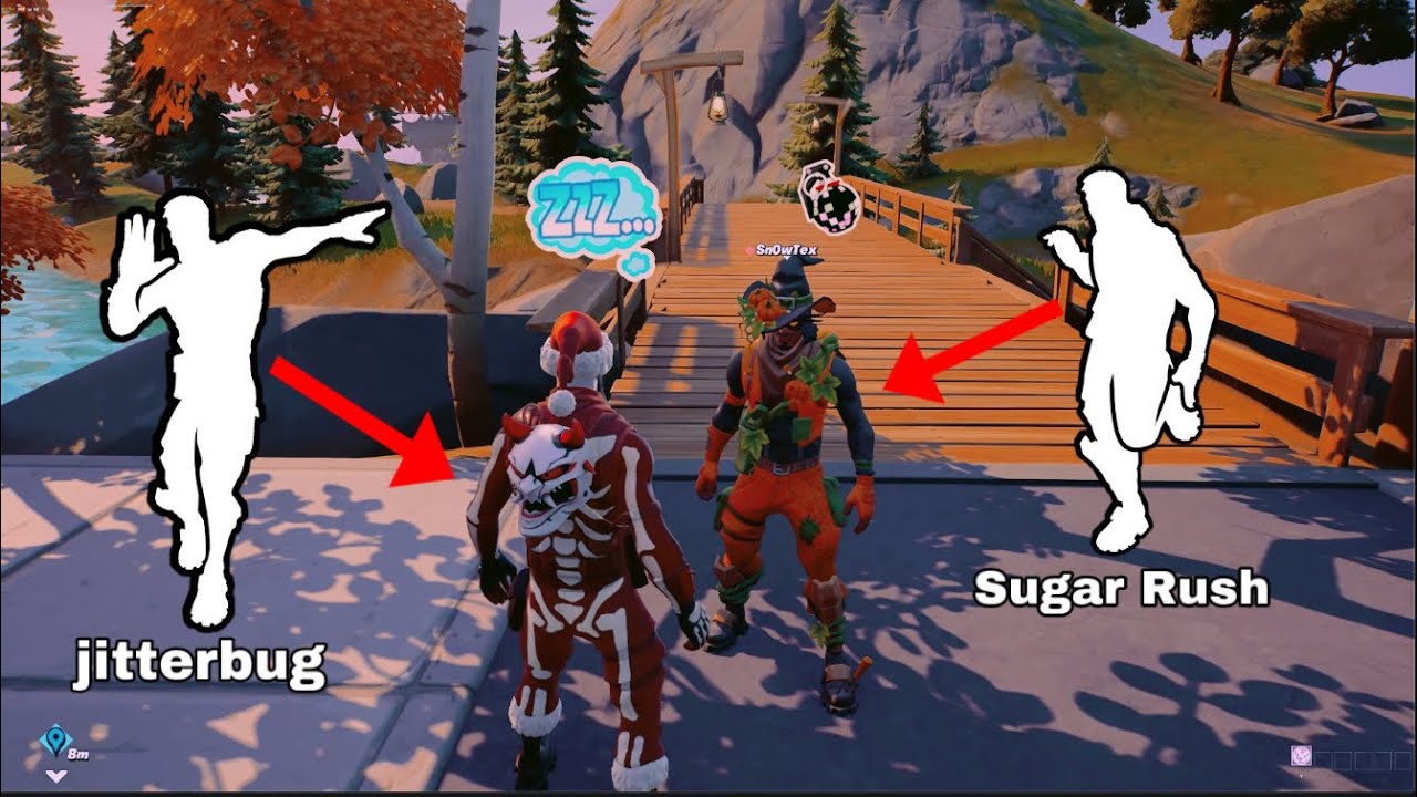 Abd8x VS SnowTex Flexing Rare Emotes and Emote Battle In Party Royale