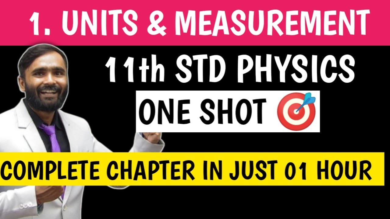 11th PHYSICS | UNITS AND MEASUREMENT | ONESHOT🎯  | PRADEEP GIRI SIR