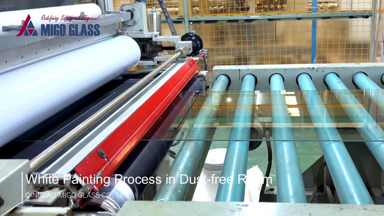 White Painted Glass Production | MIGO GLASS