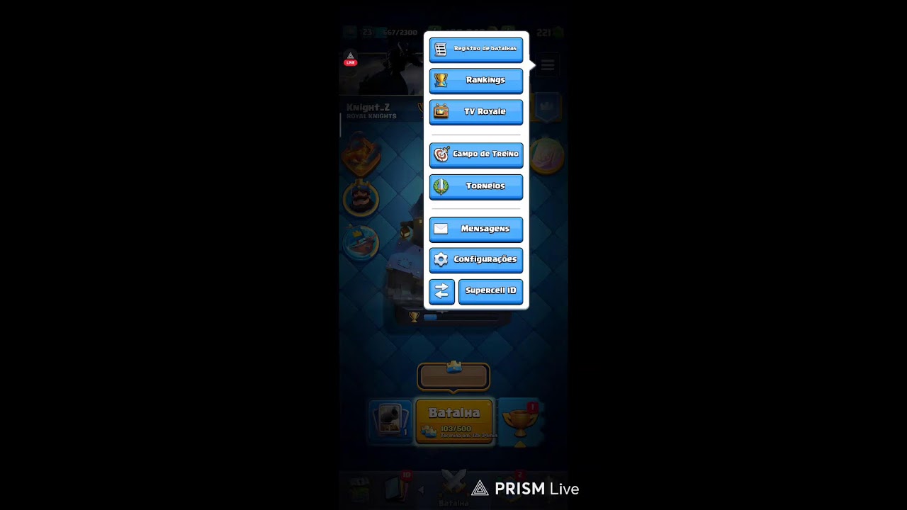 Transmissão ao vivo de Knight_HD