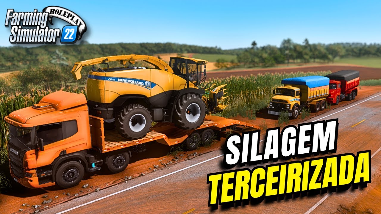 Recanto da Alvorada #Ep43 I Essa forma de cortar Silagem é muito Rápida l Farming Simulator 22