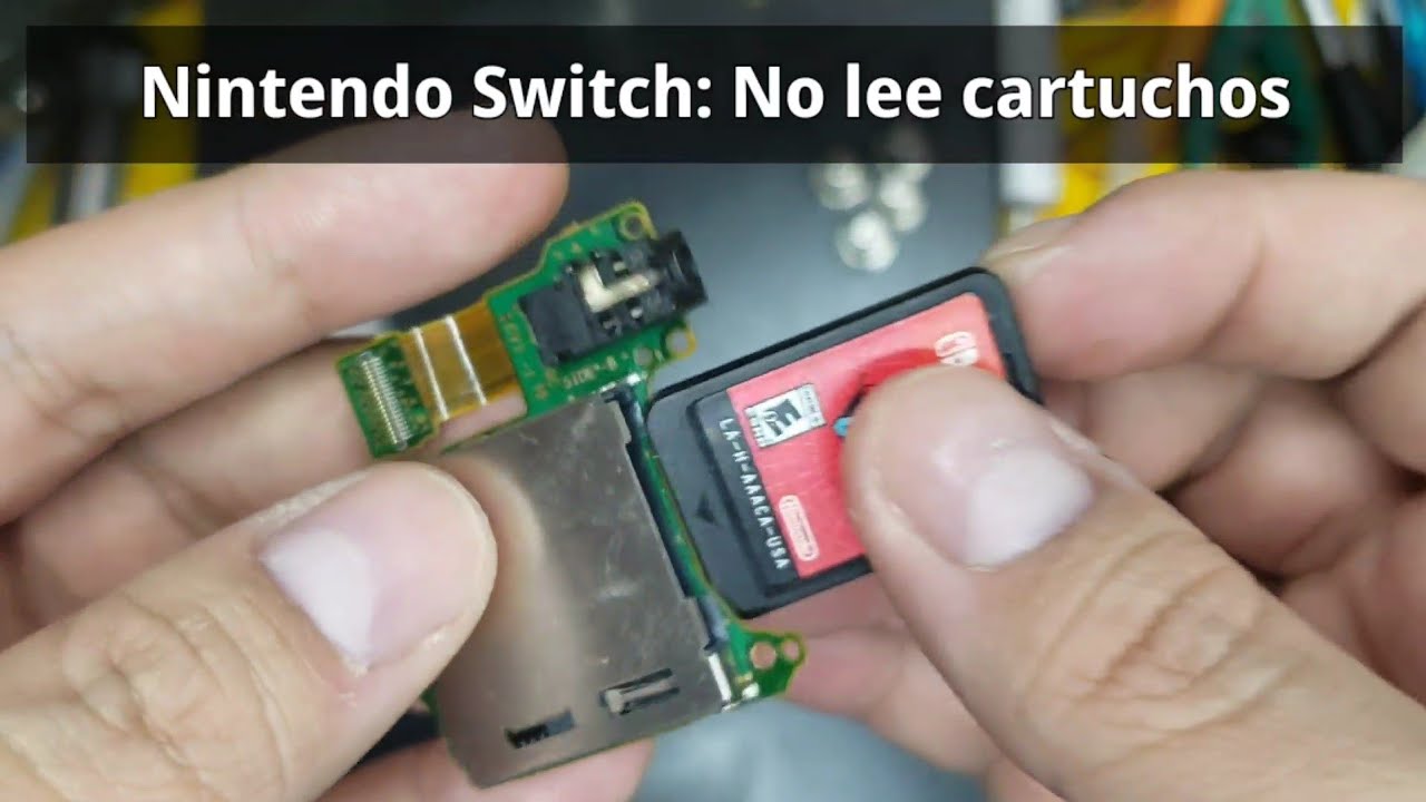 Reparando otro lector de cartuchos de una Nintendo Switch