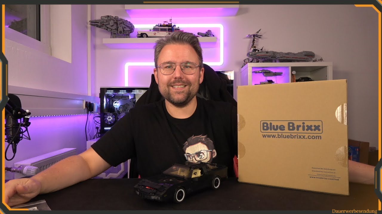 BlueBrixx 🧱 #102913 Knight Rider...Ein Mann und sein Auto kämpfen gegen das Unrecht