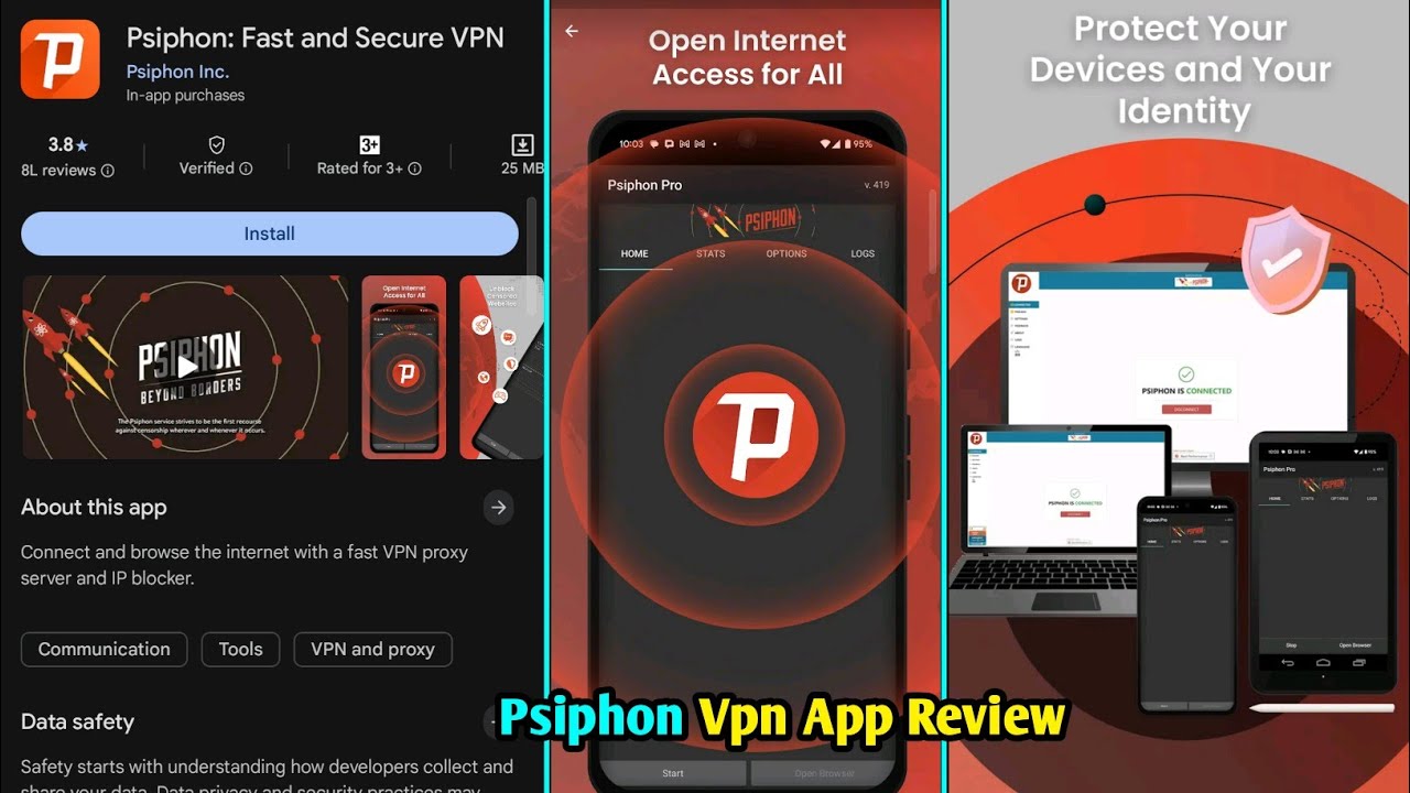 Psiphon Pro Vpn | Psiphon fast and secure vpn app review