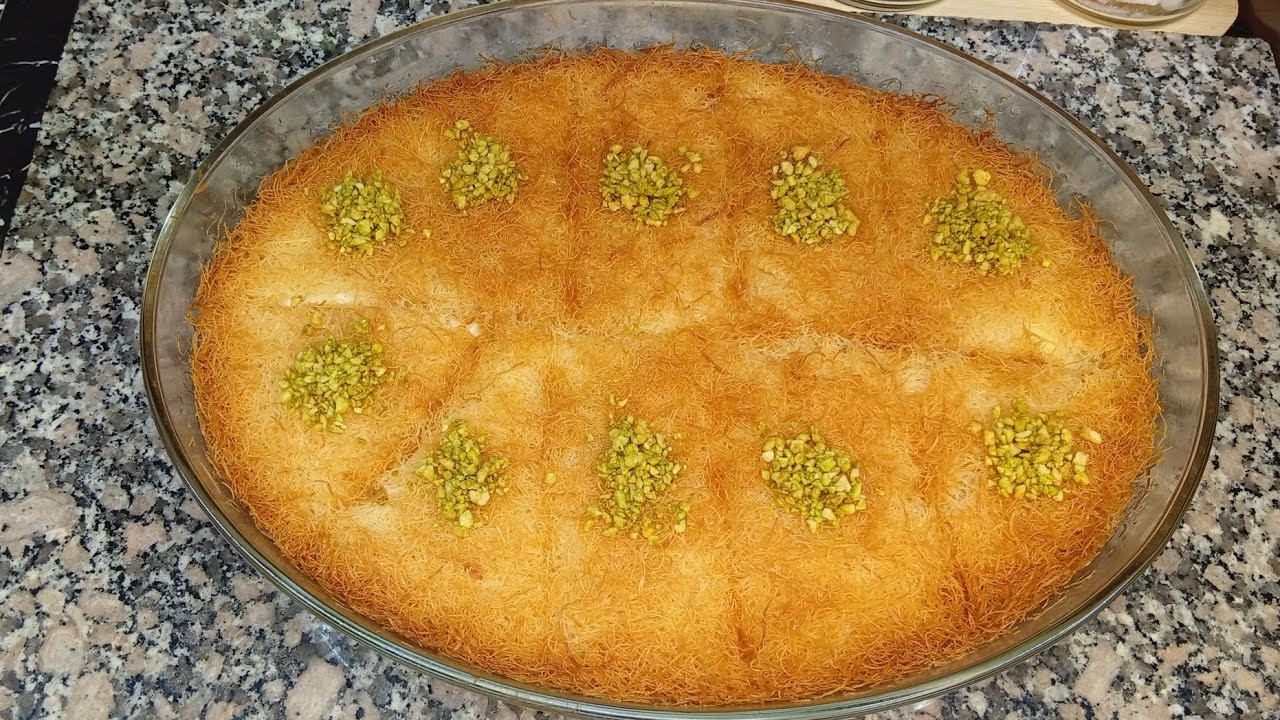 كنافة بالكريمة مقرمشة و بنينة...... ناجحة 💯🥰✨🫰