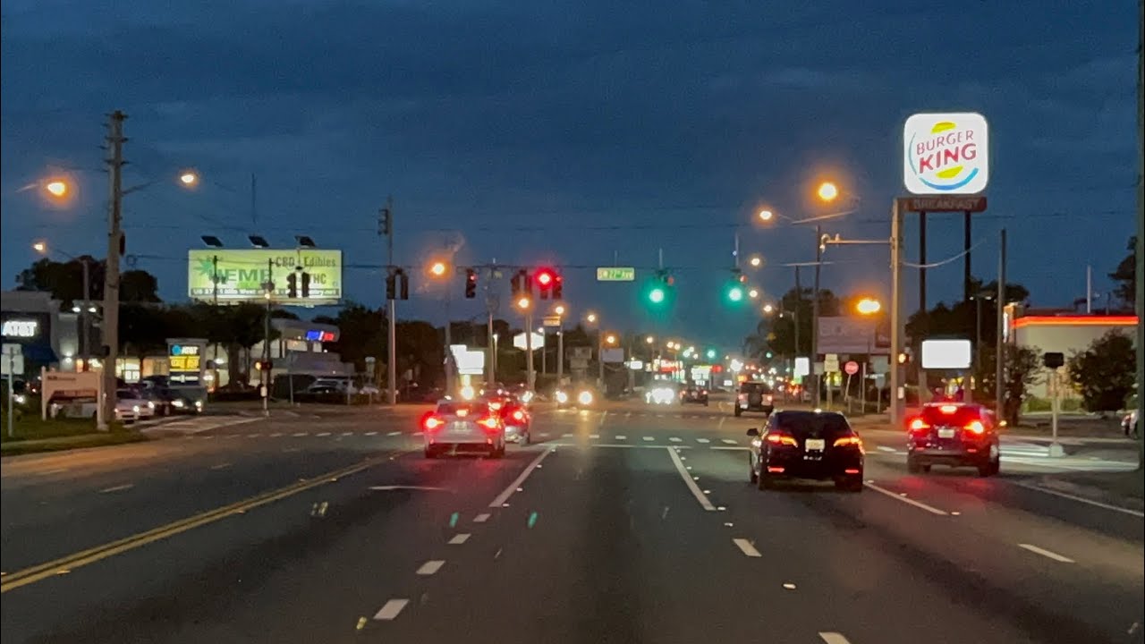 Ocala Florida At Night