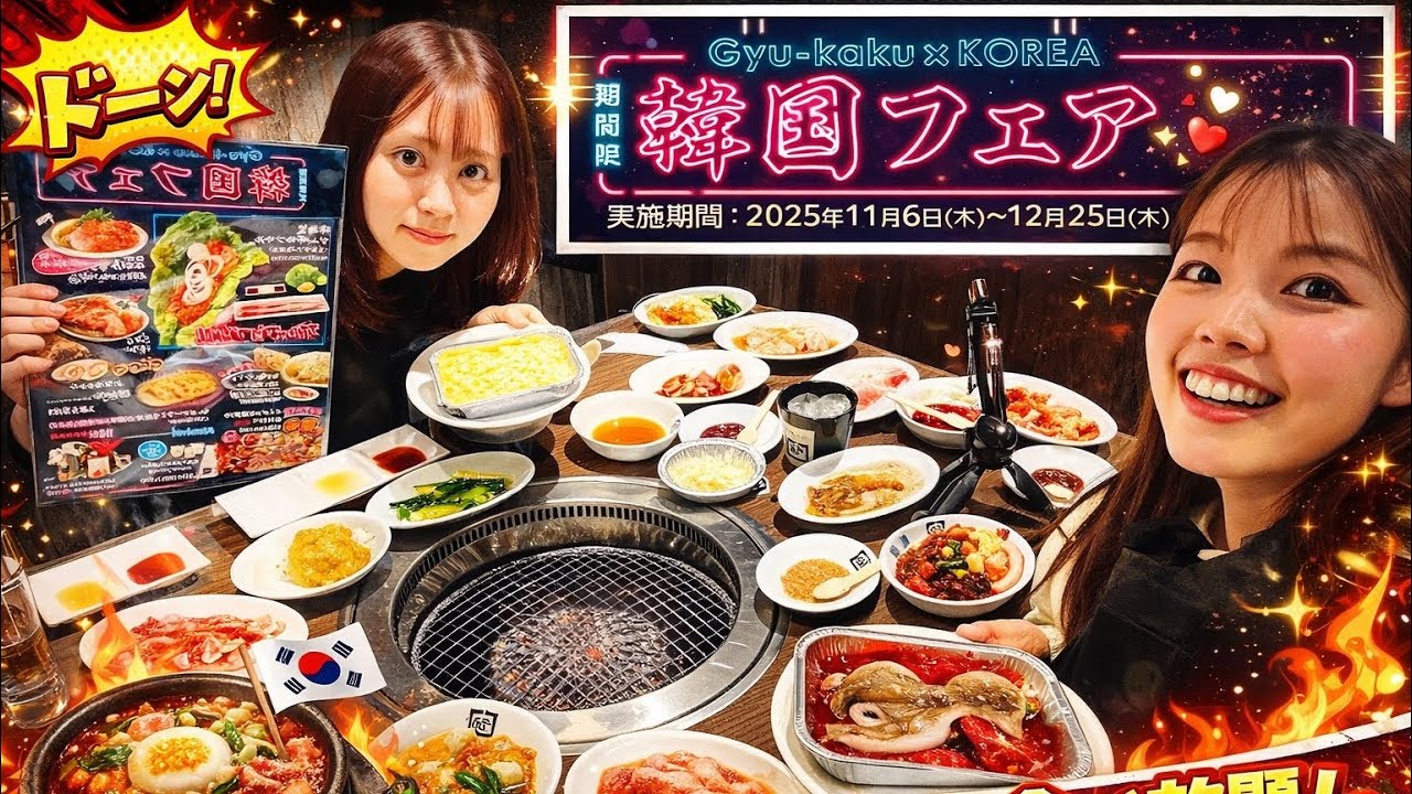 【食べ放題】牛角の韓国フェア行ってみた！