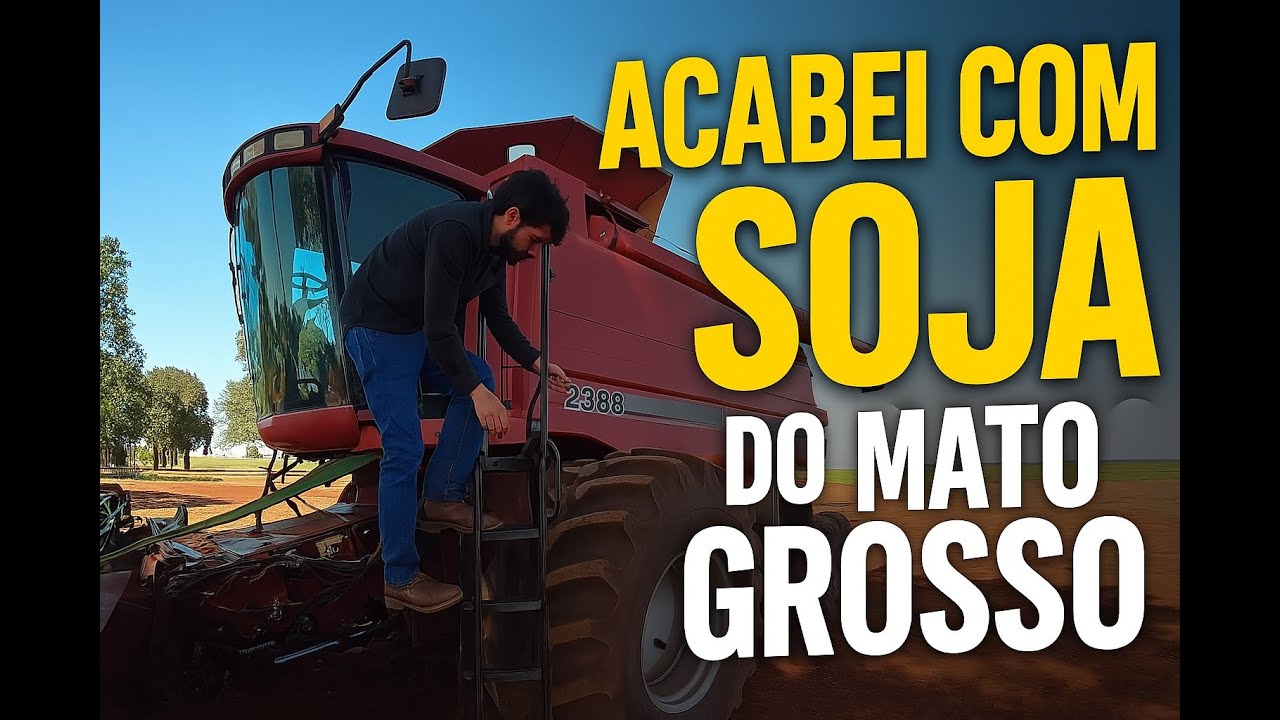 A MAIOR colheita de soja que já fiz!