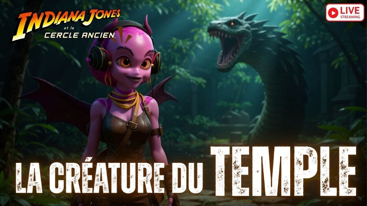 ⭐ INDIANA JONES  et la créature du temple. REPLAY FR