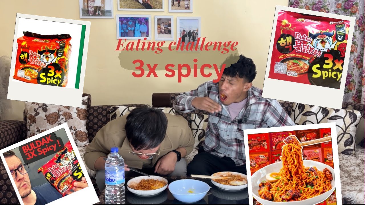 Samyang 3x challenge |eating challenge