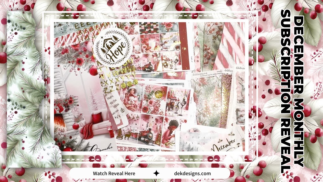 December Sticker + Stationery Unboxing - Planning and Journaling Supplies 