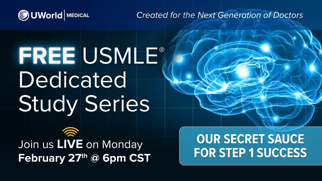 A Chat with UWorld Physicians: Studying Smart and Staying Sane during Dedicated Study for Step 1